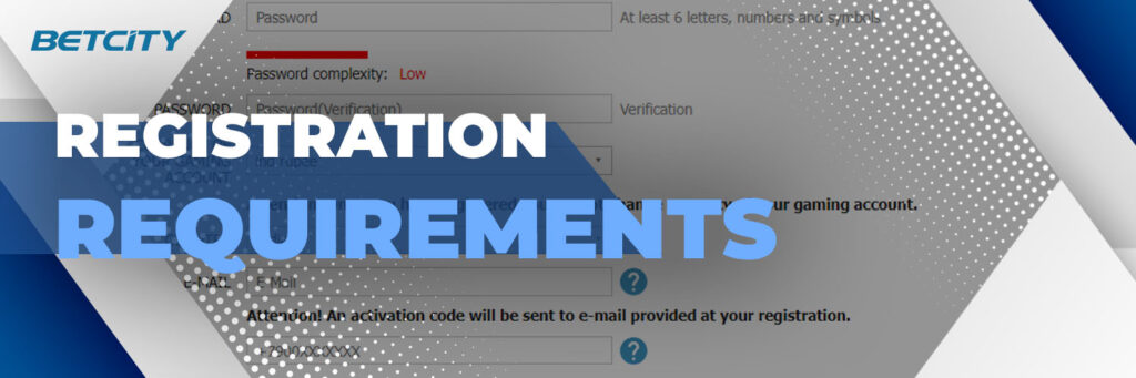 Registration Requirements